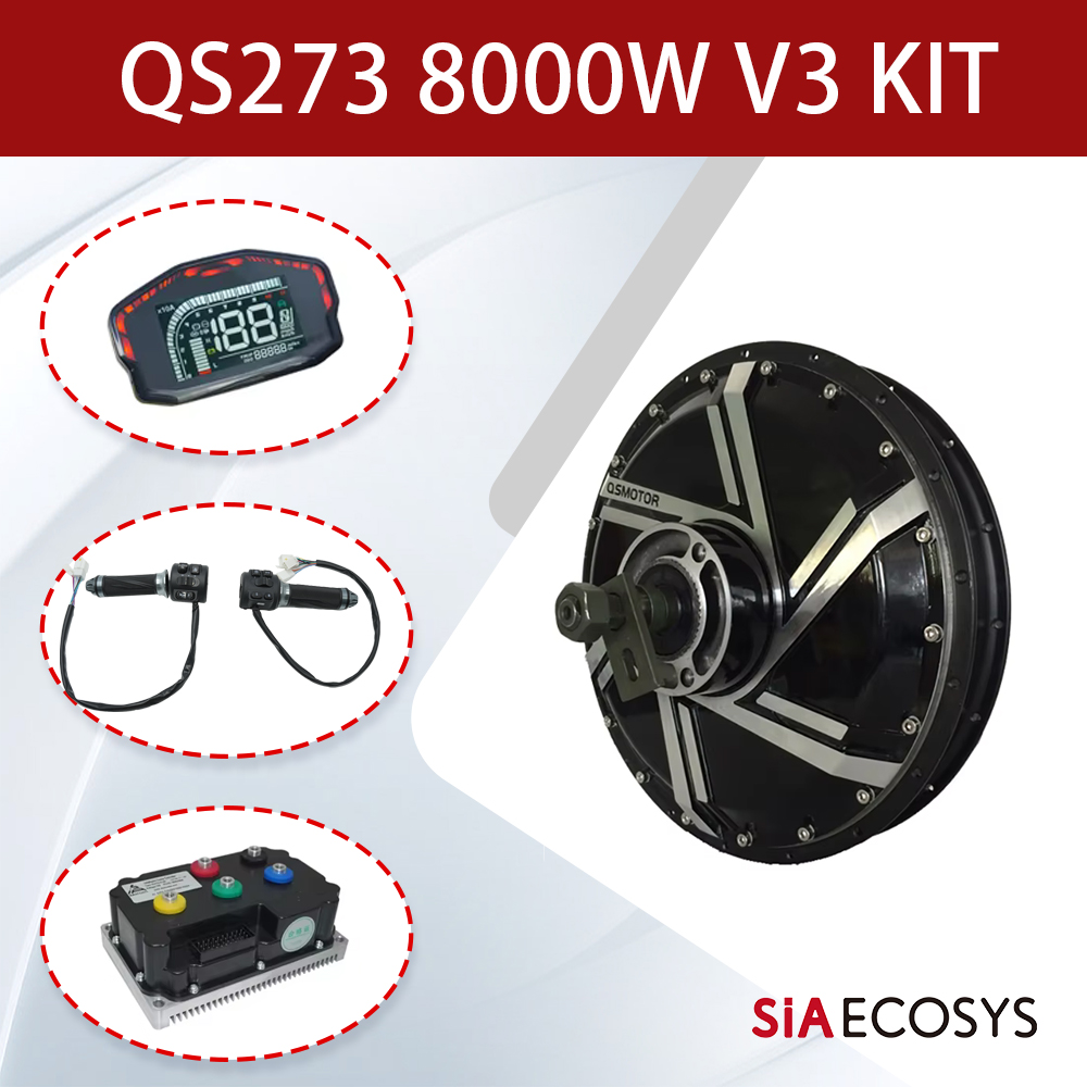 Qs273 Hub Motor 8000W 72V - QSMOTOR QS273 V3 8000W 72V Naafmotor