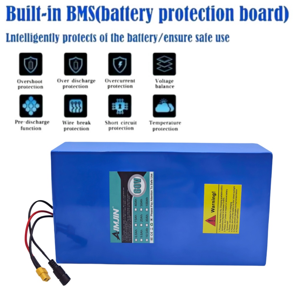 16S8P 1000W-3000W 60V 30Ah kra - 60V 30Ah Electric Scooter Battery recensie en prijs