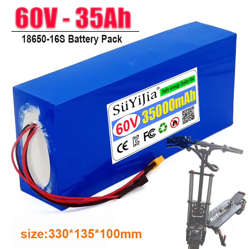 60V 35Ah 18650 Li-ion batterij - 60V 30Ah Electric Scooter Battery recensie en prijs