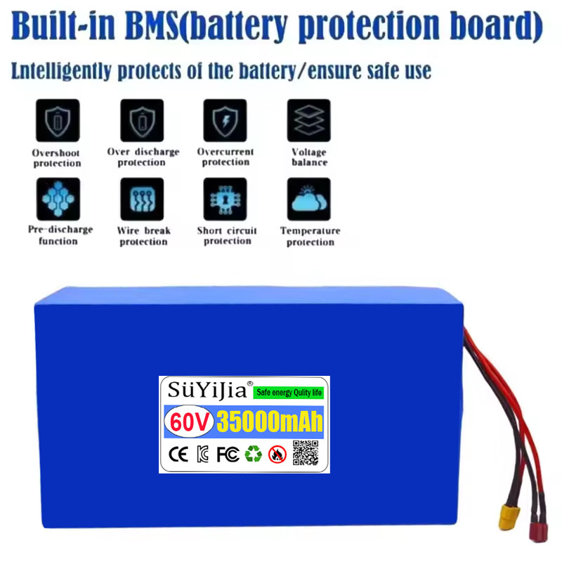 60V 35Ah 18650 Li-ion batterij - 60V 30Ah Electric Scooter Battery recensie en prijs
